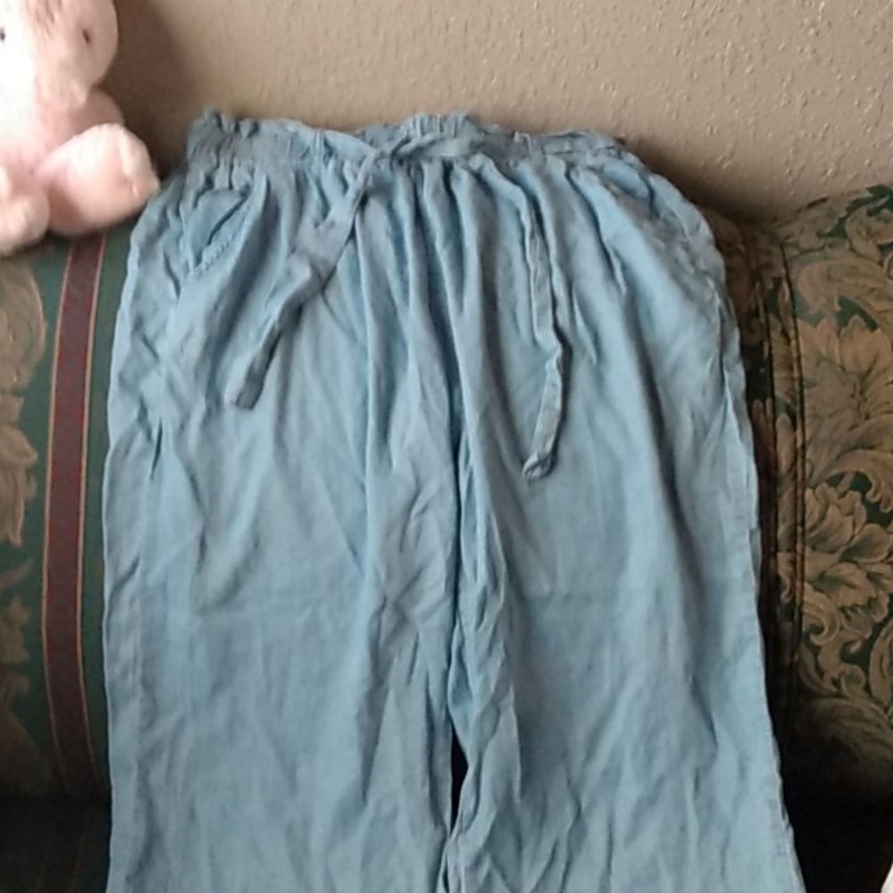 Xl wide leg paperbag waist jeans